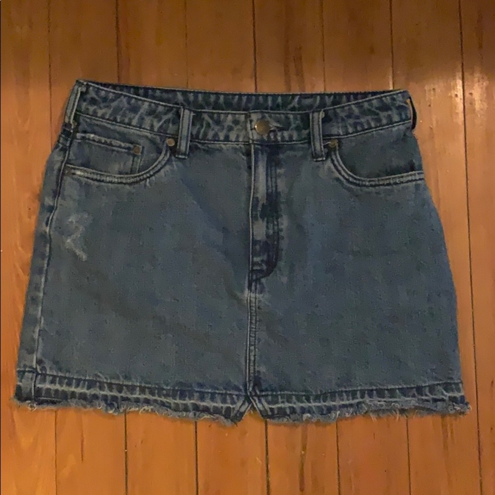 Free People denim skirt